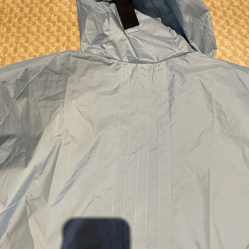 adidas Pale Blue Hooded Performance Pullover - Picture 5 of 6